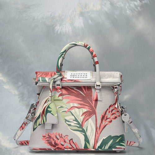 Maison Margiela Gray Fibres Crossbody Bag