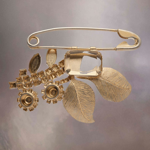 Maison Margiela Gold Fibres Broch