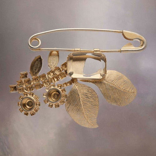 Maison Margiela Gold Fibres Broch