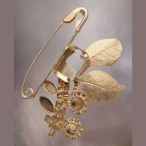 Maison Margiela Gold Fibres Broch