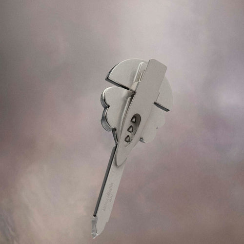 Maison Margiela Black And White Fibres Broch