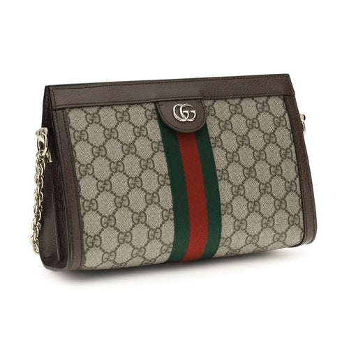 Gucci Brown Fabric Handbag