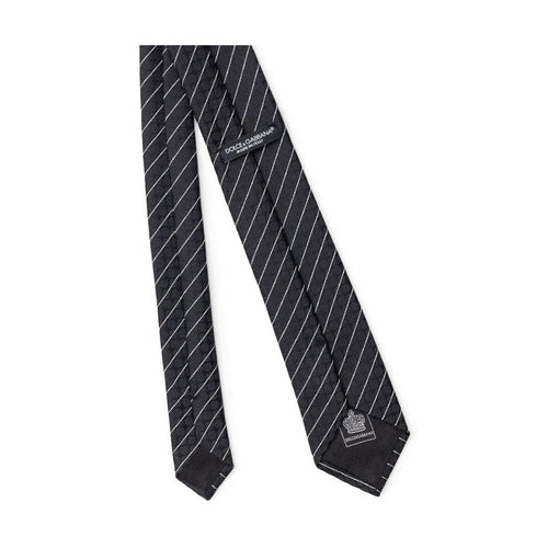 Dolce & Gabbana Black Polyester Tie
