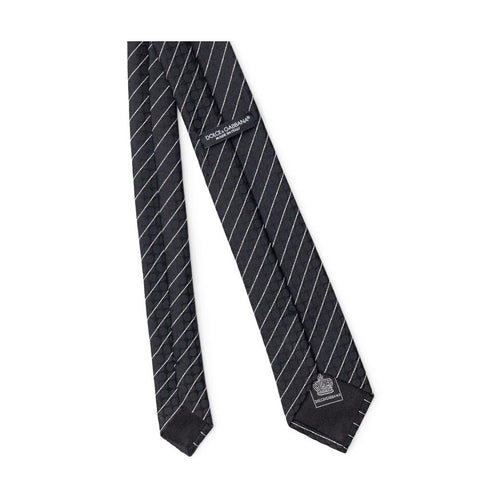 Dolce & Gabbana Black Polyester Tie