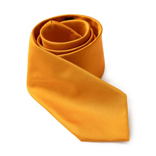 Dolce & Gabbana Orange Silk Tie