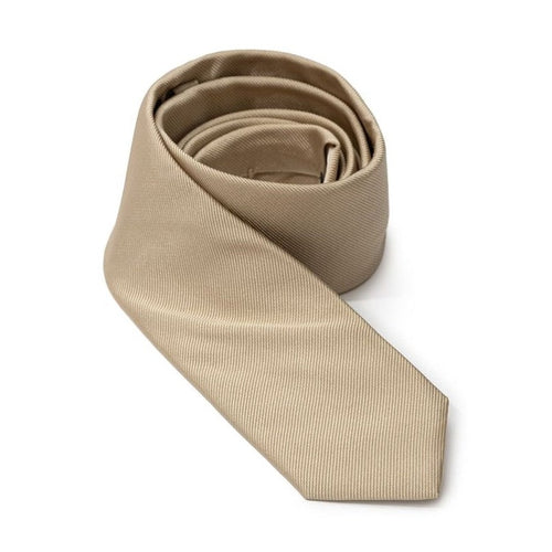 Dolce & Gabbana Gold Silk Tie