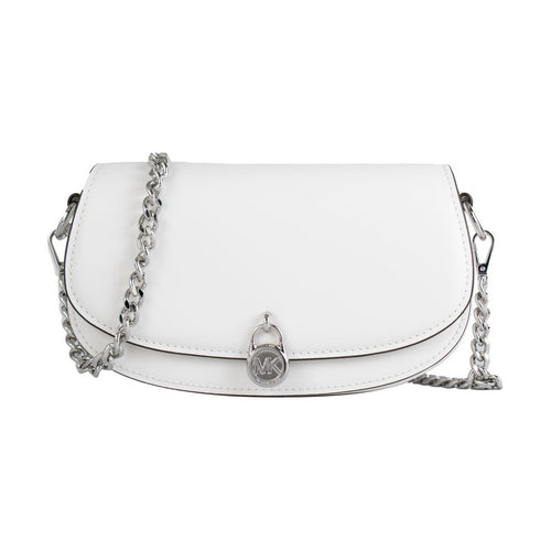 Michael Kors White Leather Shoulder Bag
