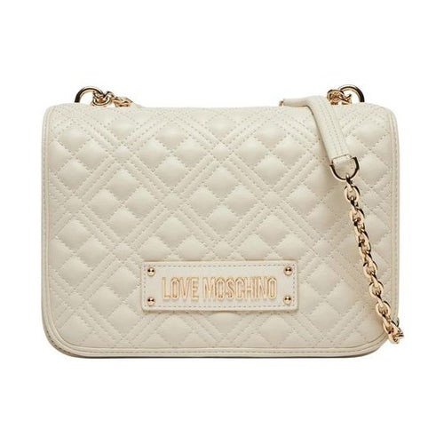 Love Moschino Beige Polyethylene Handbag