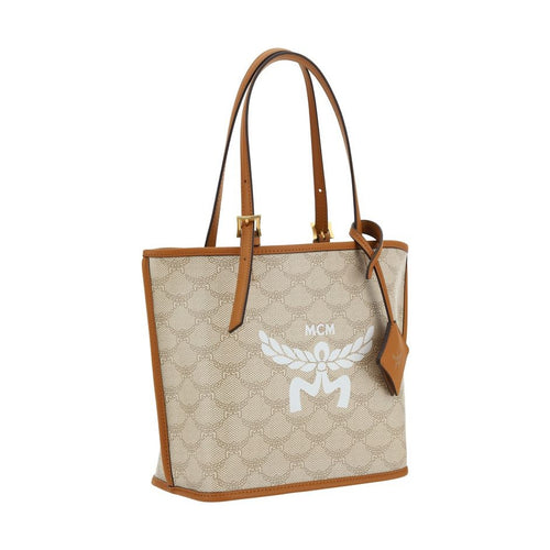 MCM Brown Polyester Shoulder Bag