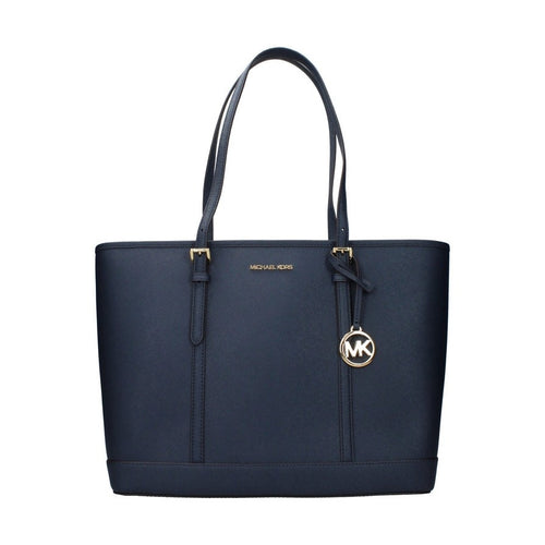 Michael Kors Blue Leather Shoulder Bag