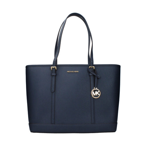 Michael Kors Blue Leather Shoulder Bag