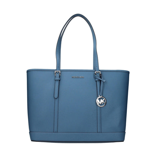 Michael Kors Blue Leather Shoulder Bag