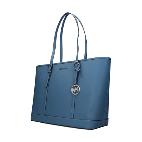 Michael Kors Blue Leather Shoulder Bag