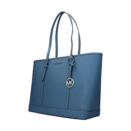Michael Kors Blue Leather Shoulder Bag