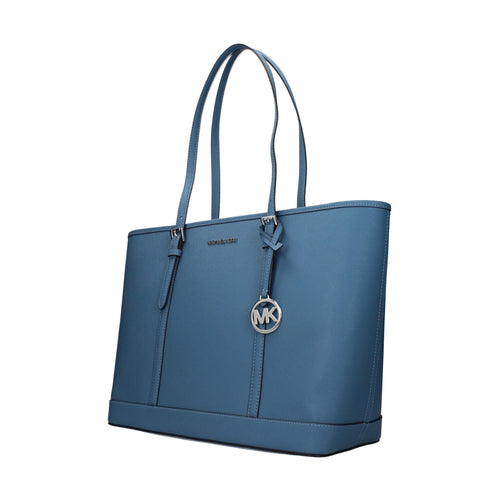 Michael Kors Blue Leather Shoulder Bag