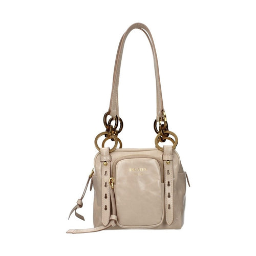 Prada Pink Leather Shoulder Bag