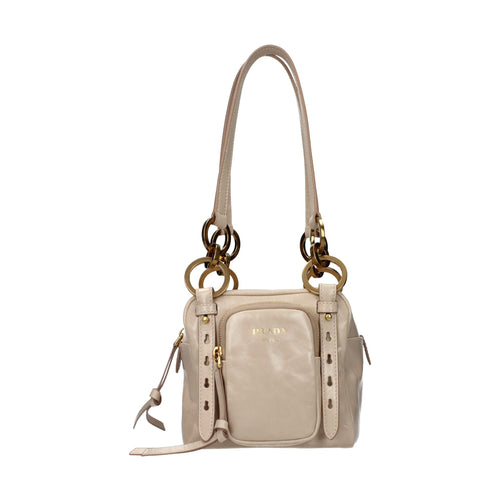 Prada Pink Leather Shoulder Bag