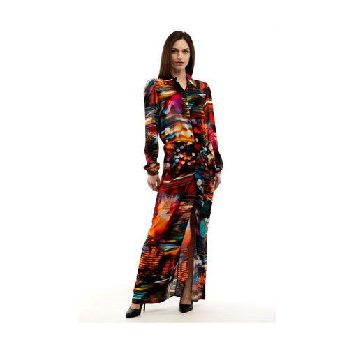 Moschino Multicolor Viscose Casual Dress