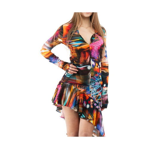 Moschino Multicolor Viscose Casual Dress