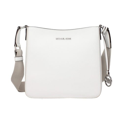 Michael Kors White Leather Shoulder Bag