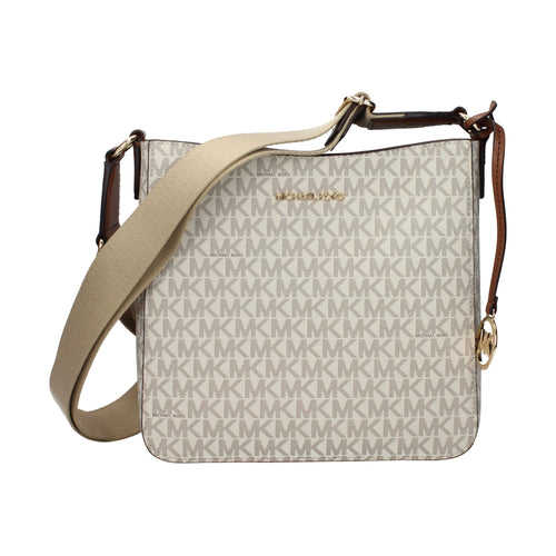 Michael Kors Beige Fabric Crossbody Bag
