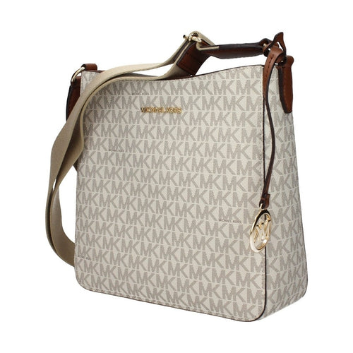 Michael Kors Beige Fabric Crossbody Bag