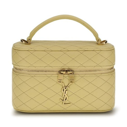 Saint Laurent Bicolor Calf Leather Bos Taurus Shoulder Bag