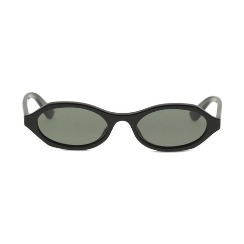 Alexander McQueen Black Acetate Sunglasses