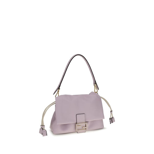 Fendi Purple Calf Leather Bos Taurus Shoulder Bag