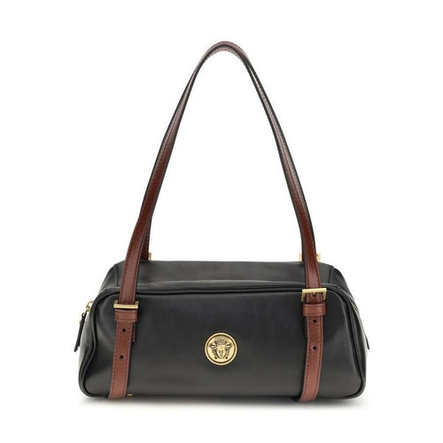 Versace Black Lamb Ovis Aries Aries Shoulder Bag