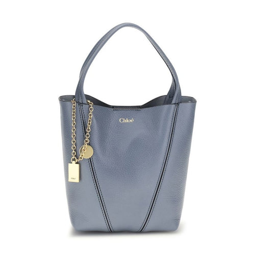 Chloé Blue Calf Leather Bos Taurus Shoulder Bag