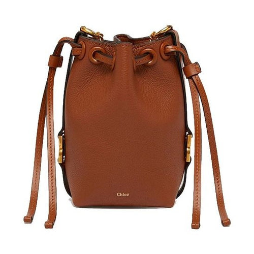 Chloé Brown Calfskin Backet Bag