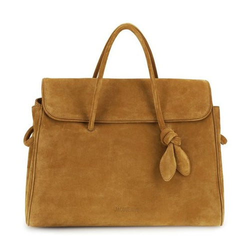 Jacquemus Beige Calf Leather Bos Taurus Handbag