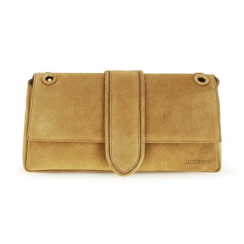 Jacquemus Beige Calf Leather Bos Taurus Shoulder Bag