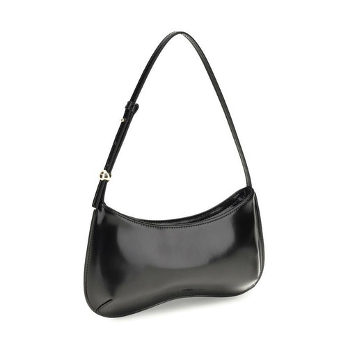 Jacquemus Black Calf Leather Bos Taurus Shoulder Bag
