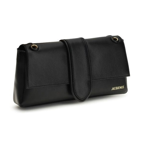 Jacquemus Black Calf Leather Bos Taurus Shoulder Bag