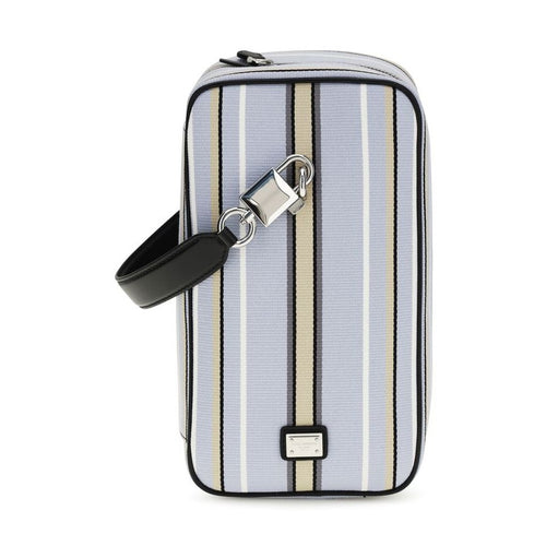 Dolce & Gabbana Blue Cotton Handbag