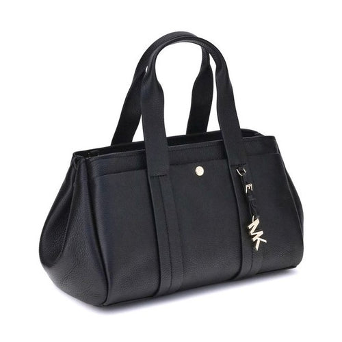 Michael Kors Black Calf Leather Bos Taurus Shoulder Bag