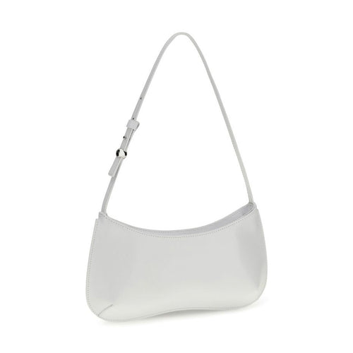 Jacquemus White Calf Leather Bos Taurus Shoulder Bag