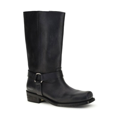 Golden Goose Black Calf Leather Bos Taurus Ankle Boots