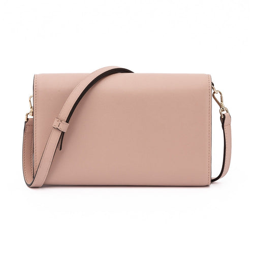 Jimmy Choo Podwer Pink Avenue Leather Shoulder Strap Bag