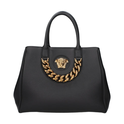 Versace Black Leather Handbag