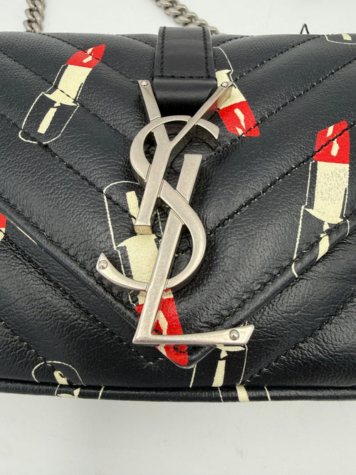 Saint Laurent SAINT LAURENT MINI COLLEGE Lip Stick Handbag