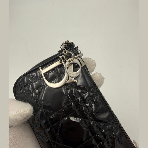DIOR Lady Dior Cannage Patent Pouch
