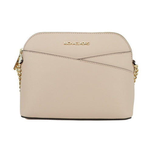 Michael Kors Women'S Jet Set Travel Dome Leather Crossbody Bag