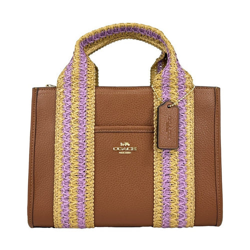 Coach Straw Web Smith 24 Tote Bag Purse