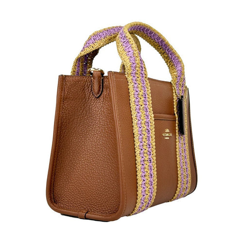 Coach Straw Web Smith 24 Tote Bag Purse