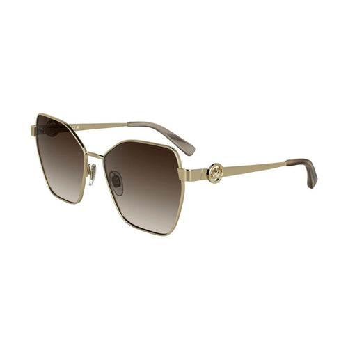 Longchamp Gold Metal Sunglasses