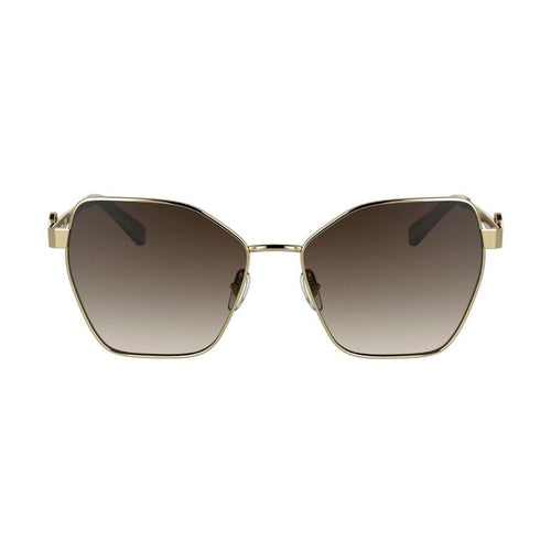 Longchamp Gold Metal Sunglasses