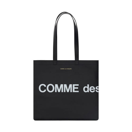 Comme Des Garçons Black Calf Leather Bos Taurus Shoulder Bag